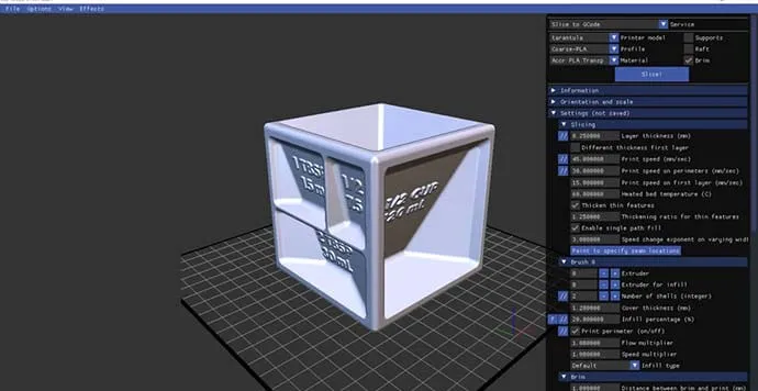 IceSL 3D Model Dilimleme Programı