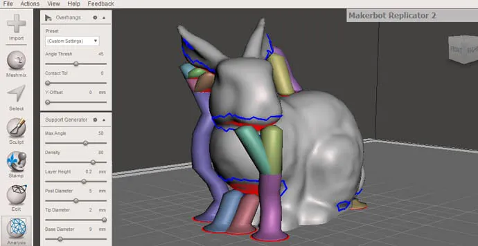 Meshmixer STL Düzenleme Ayarları