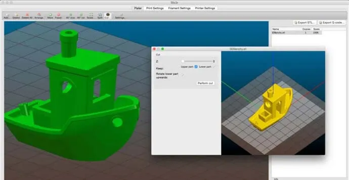 Slic3r 3D Model Dilimleme Programı